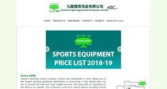 Desktop Screenshot of kowloonsport.com